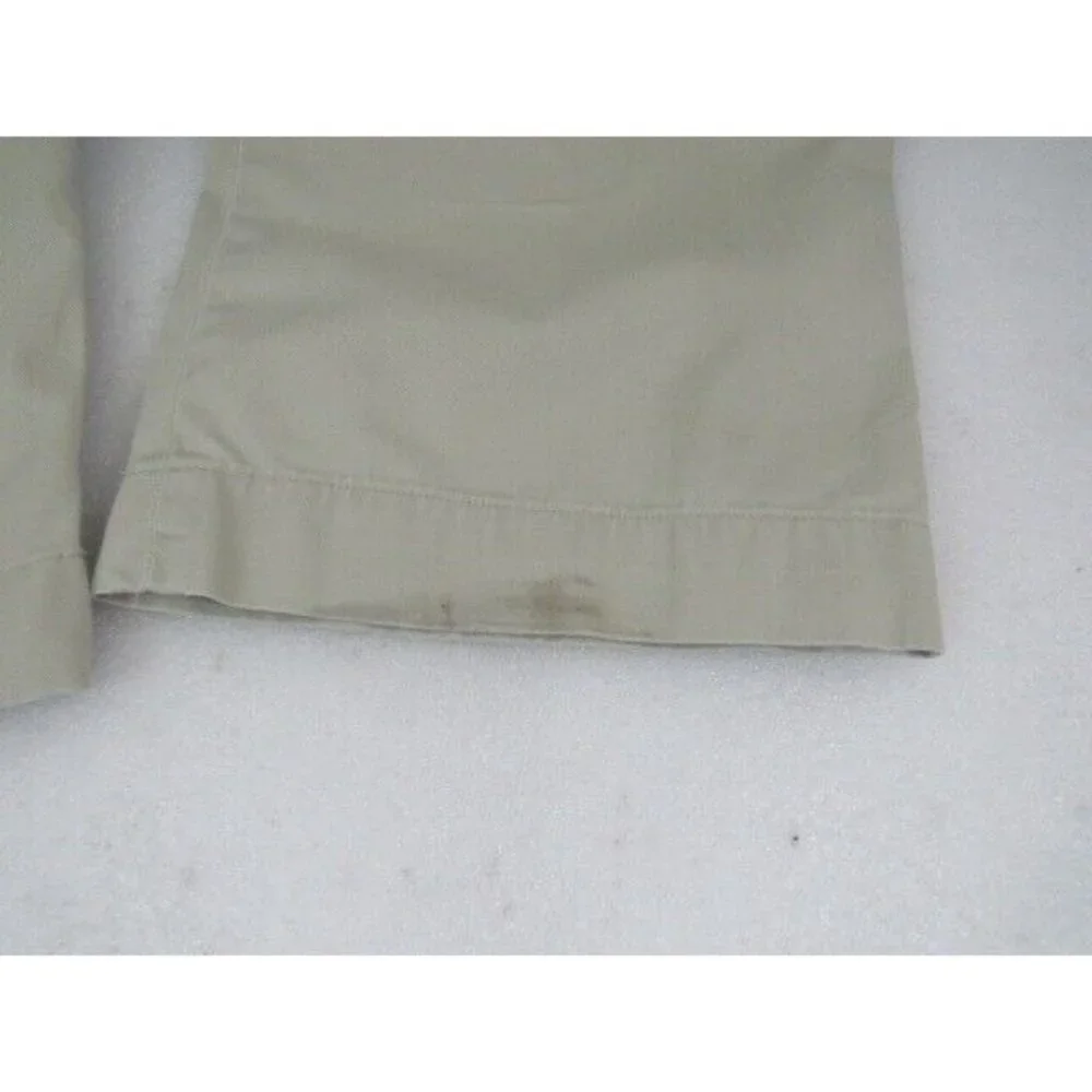Ralph Lauren Polo Chino Khaki‎ Flat Front Cotton Pants 38/31